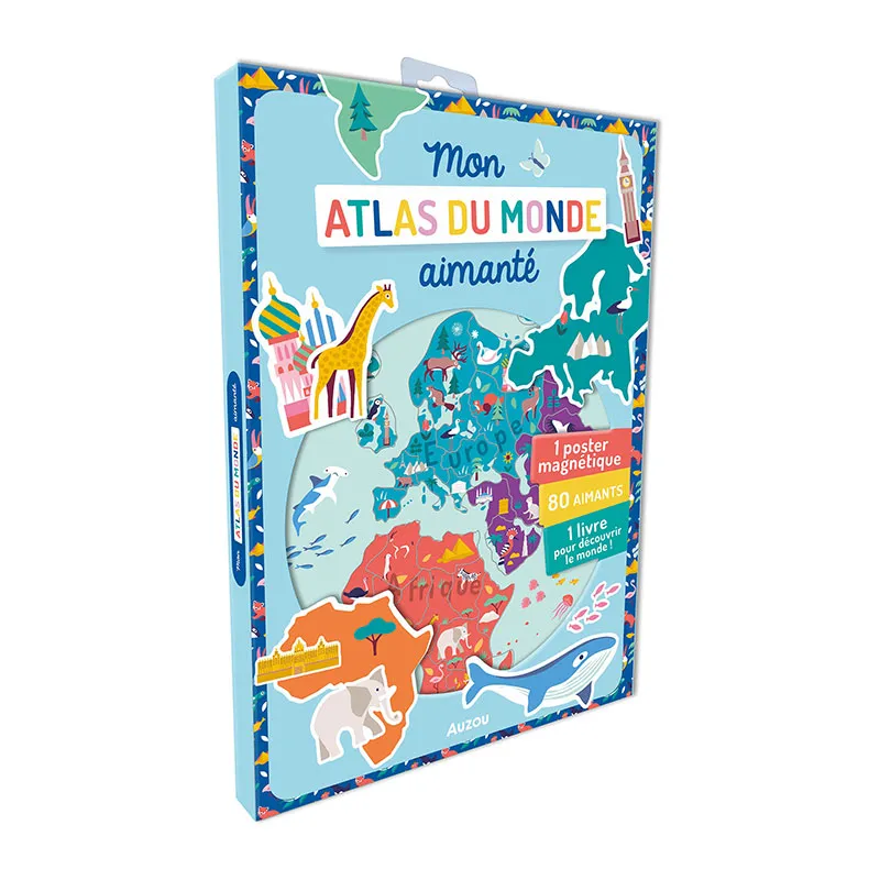 Mon Atlas du monde aimanté - 5+-0