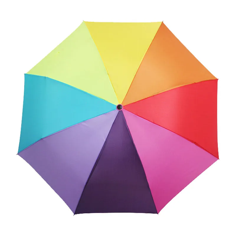 Parapluie pliant léger Rainbow LMDP - Multicolore-1