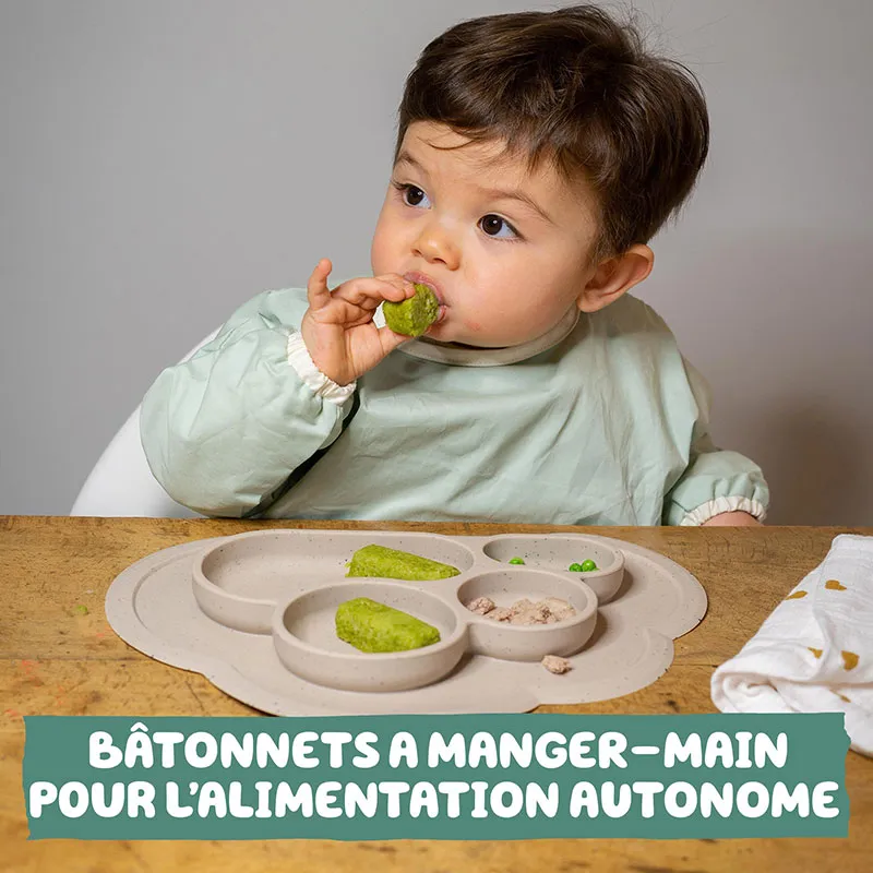 Bâtonnets à manger main Maïs et semoule de maïs - 3 repas - 12m+-3