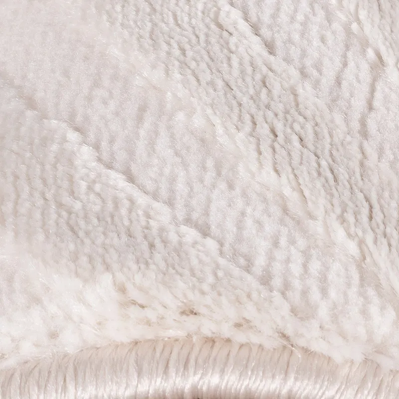 Tapis Sahara reliefs géometriques Crème - Plusieurs dim. dispos-4