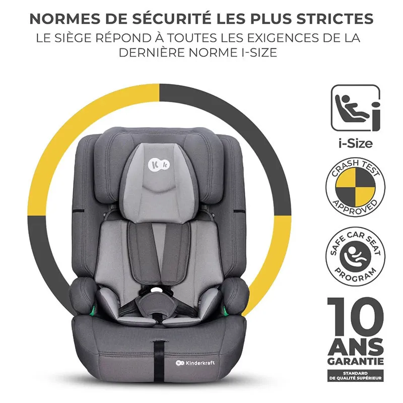 Siège-auto Safety Fix 2 i-Size/Isofix 76 à 150cm - Gris-7