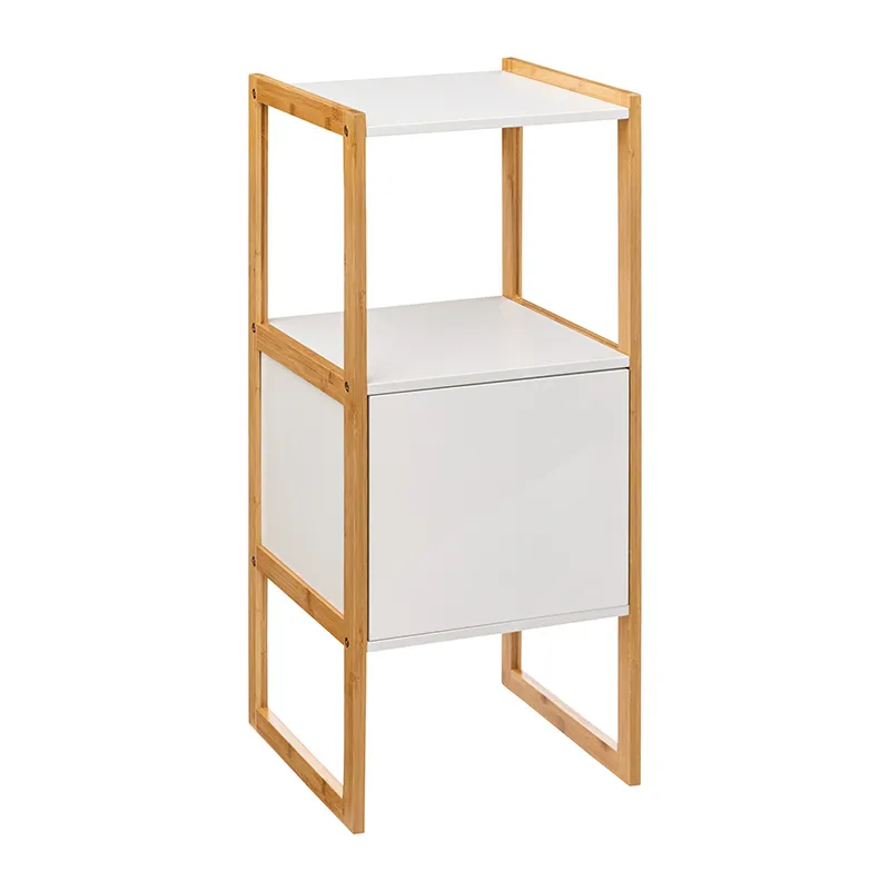 Meuble Bas Naturéo Blanc - 33x33x80cm-0