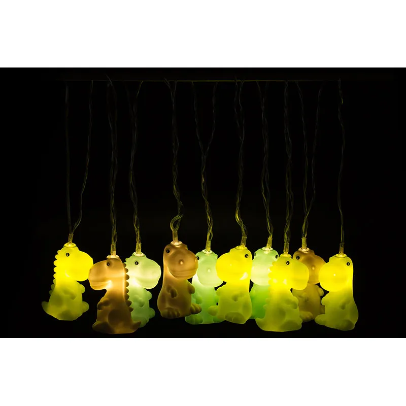 Guirlande lumineuse Dinosaure Vert - 2m/10LED-2