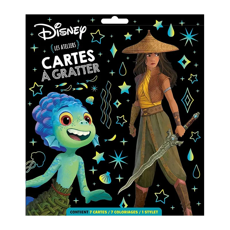 Les ateliers Cartes à gratter Raya & autres héros - 36m+-0