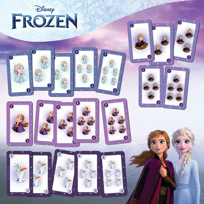 Jeu de cartes Géant La Reine des Neiges - 4+-2