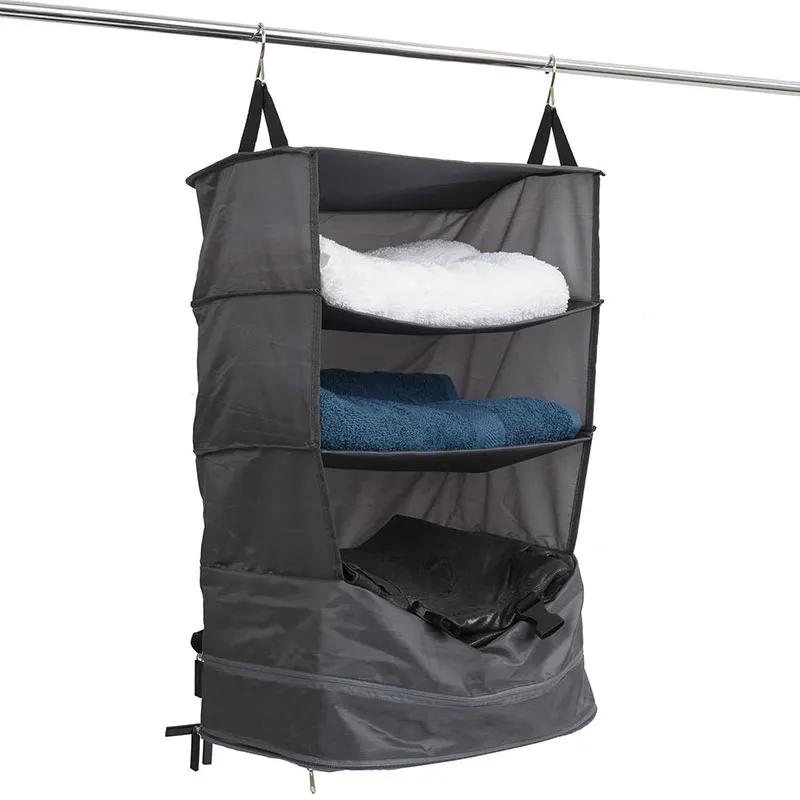 Penderie de voyage Filet Pliable - 57cm-3