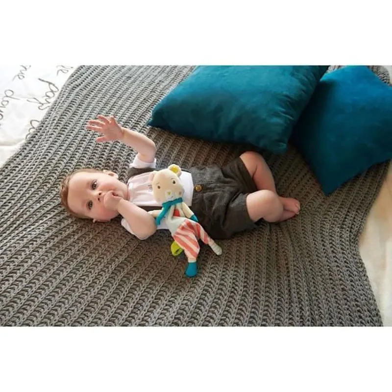 Doudou Plat Tom l'Ourson - 0m+-3
