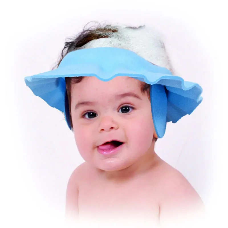 Casquette de bain Bébé Bleu - 26x28cm-0