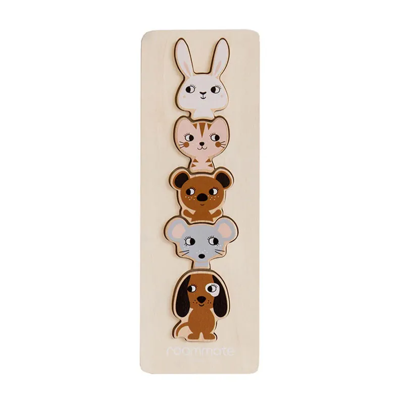Puzzle totem Bois Country Life - 5pcs-0
