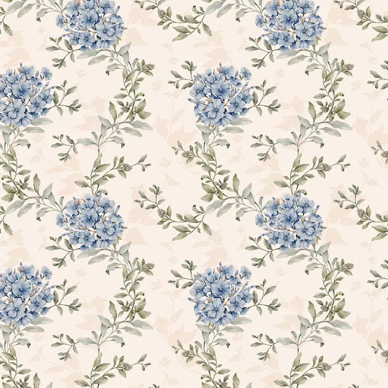 Papier peint Bouquet de fleurs Bleues - 50x280cm-0
