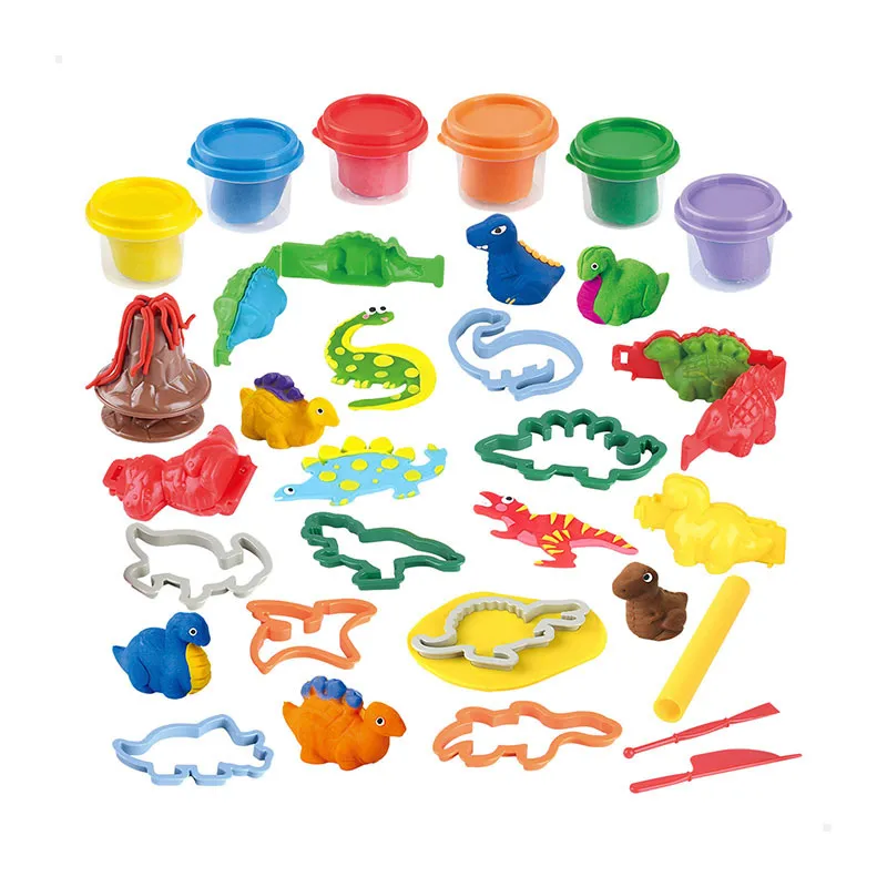 Coffret de pâte à modeler Dinosaure - 36m+-0