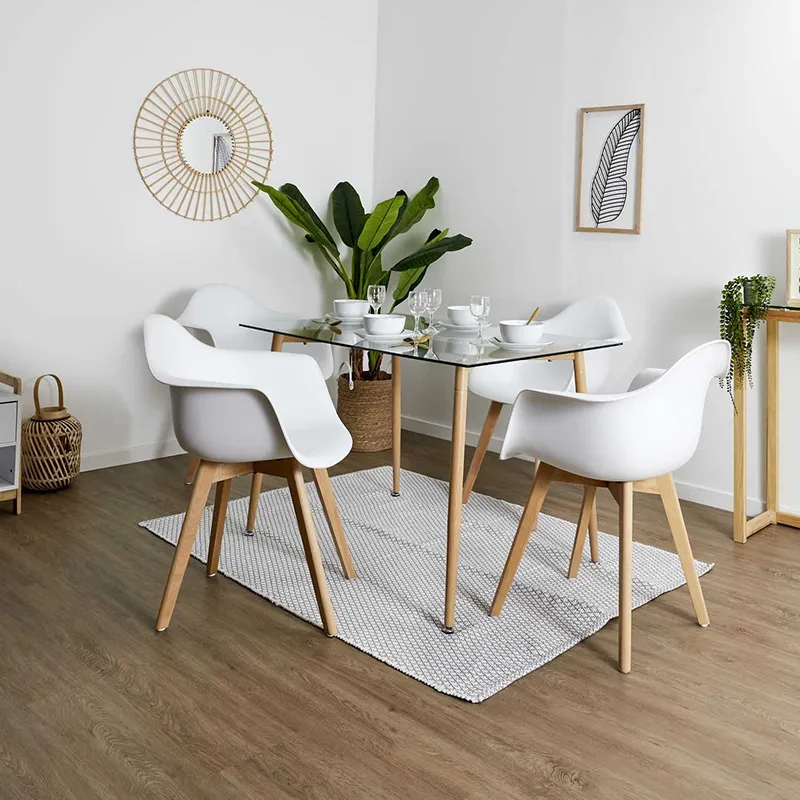 2 Fauteuils Scandi. Blanc - 62,8x85,3cm-0