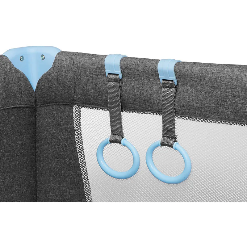 Lit parapluie + Accessoires Joy Bleu - 120x60cm-14