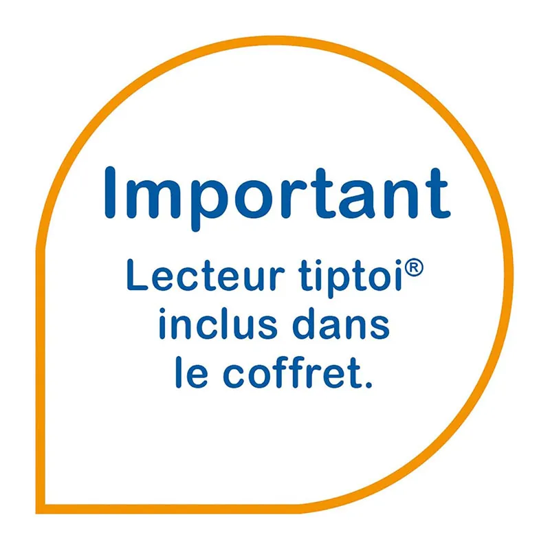 Coffret Lecteur interactif + Livre Dino Tiptoi - 4+-6