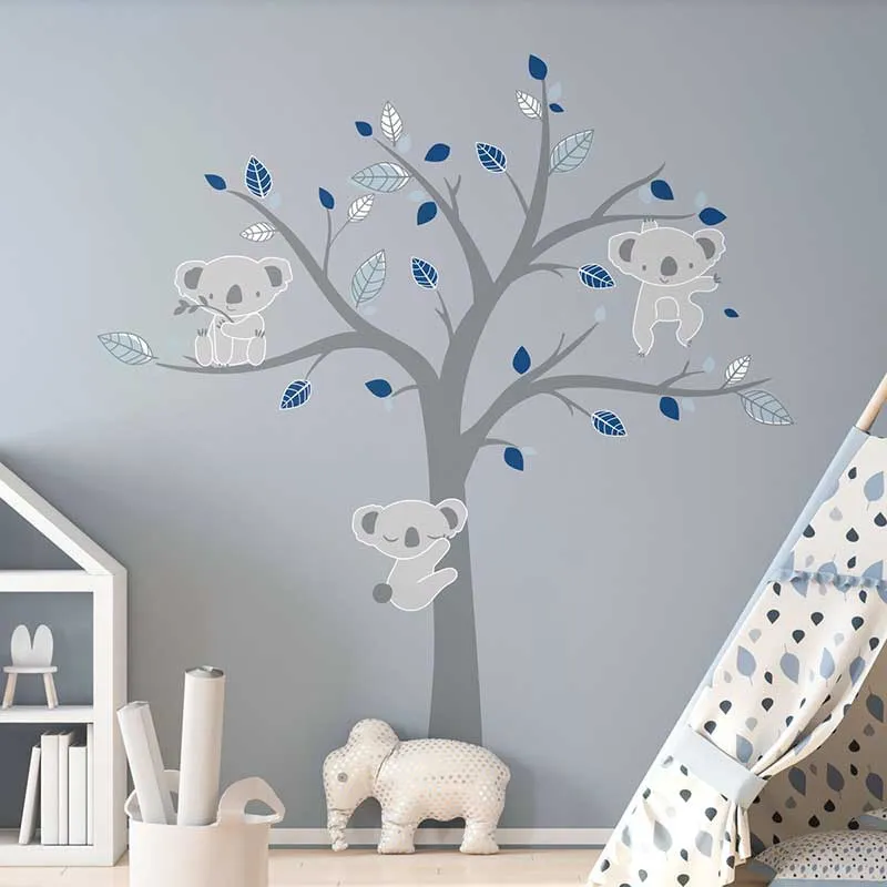 Stickers - Koalas perchés dans l'arbre-2