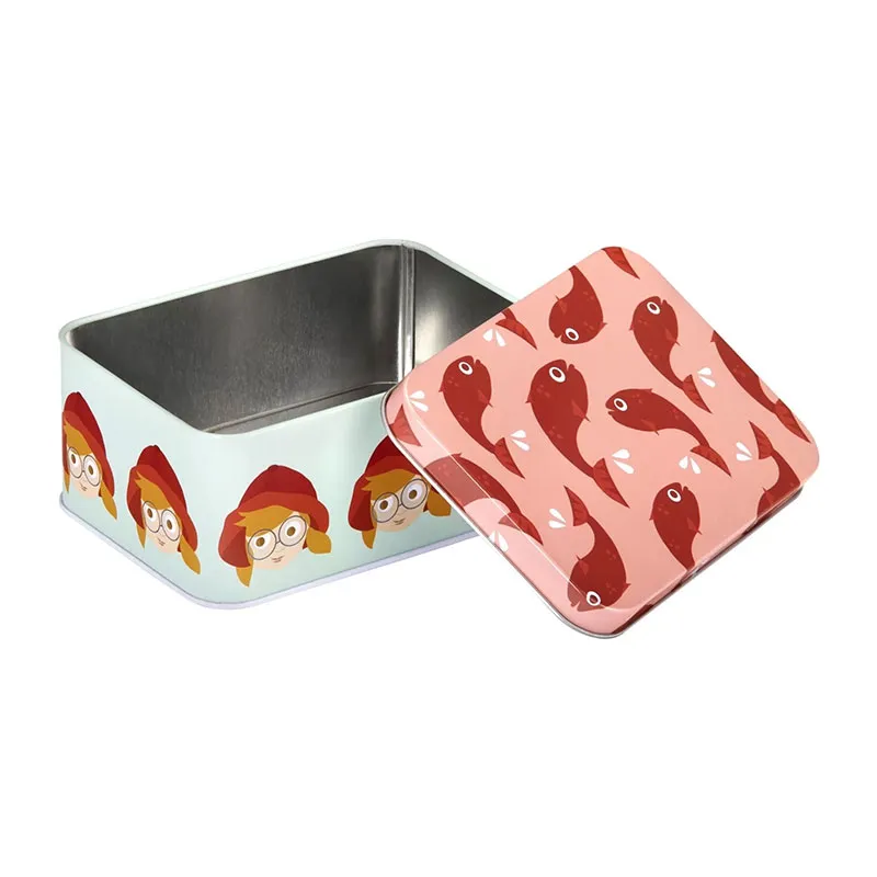 Petite boîte en fer - Rouge-1