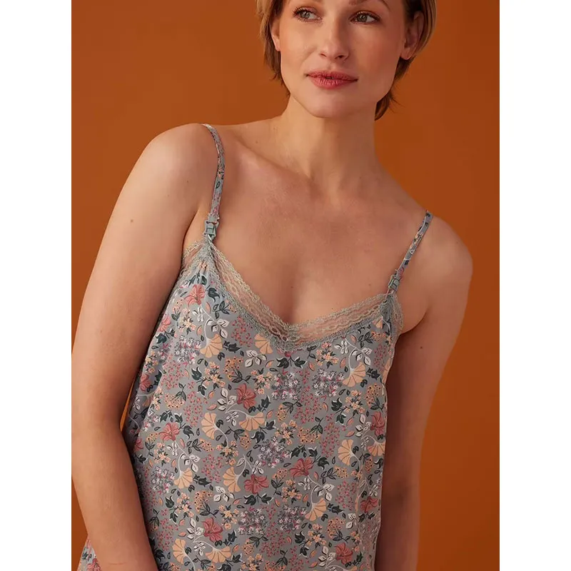 Nuisette de grossesse aop - Bleu-4