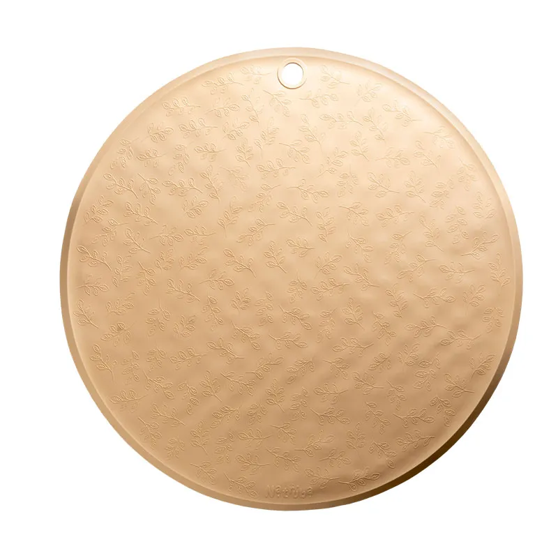 Tapis de bain antidérapant Caramel - ⌀50cm-0