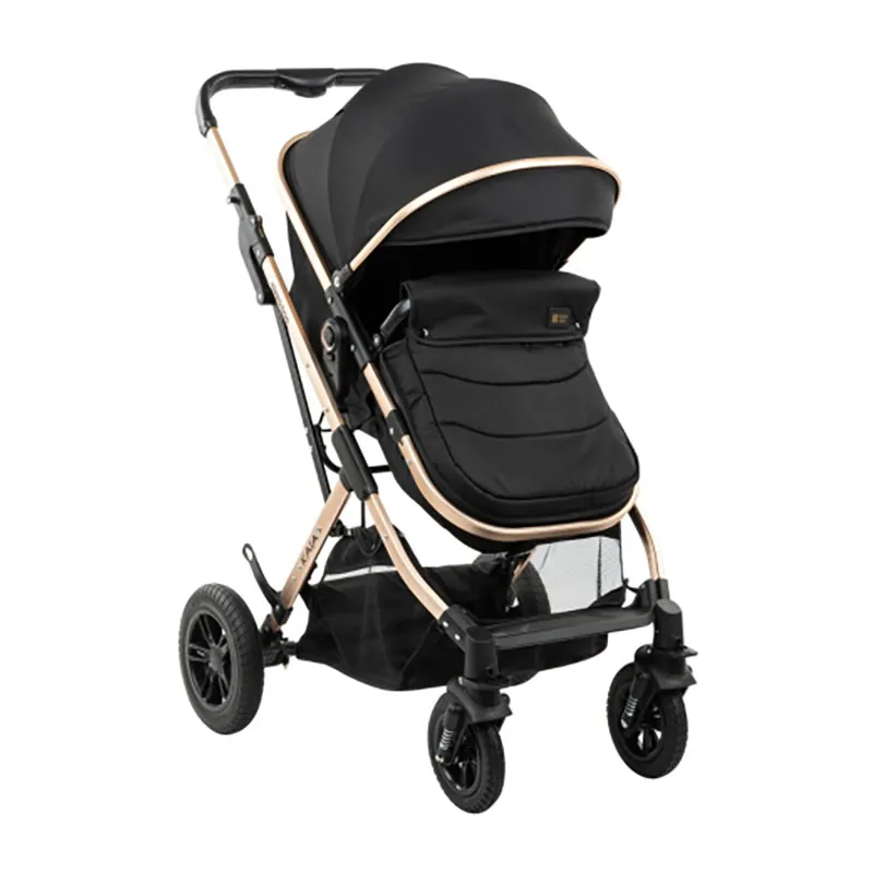 Poussette transformable 3en1 Kaia Noir - 0m+-2
