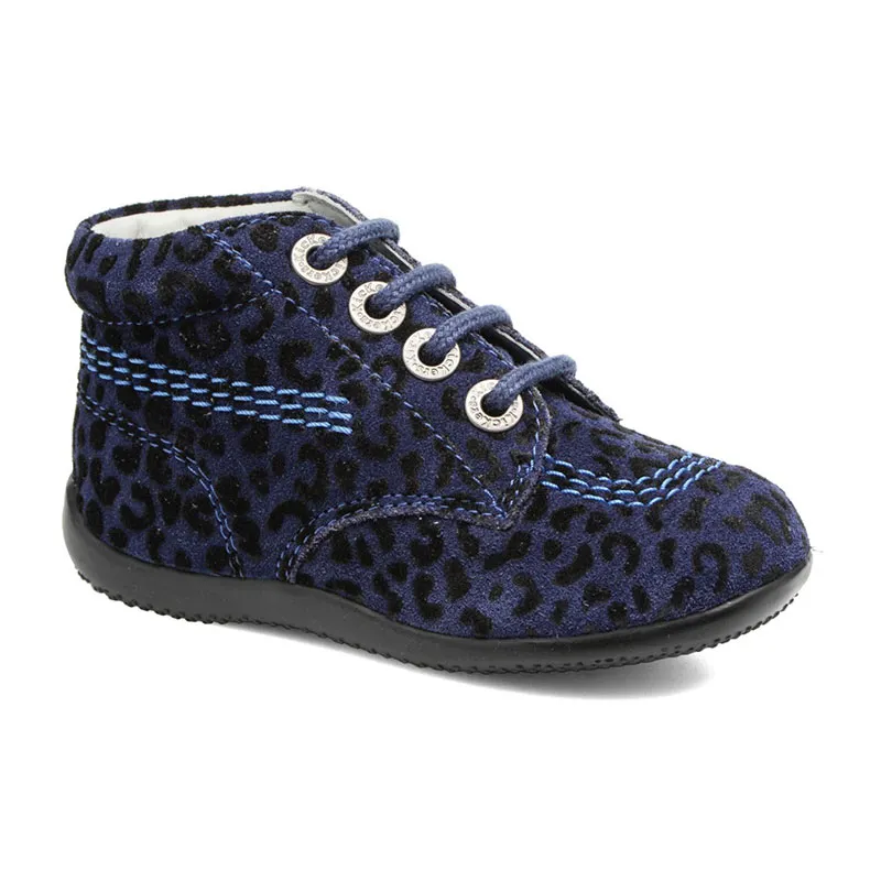Bottillons Billista - Bleu/Léopard-1