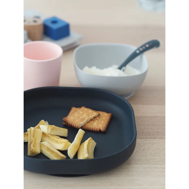 Coffret repas 3pcs Silicone Night Blue - 6m+-3
