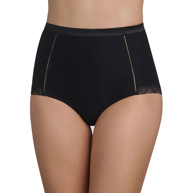 Culotte haute Diam's Action Minceur Femme - Noir-3