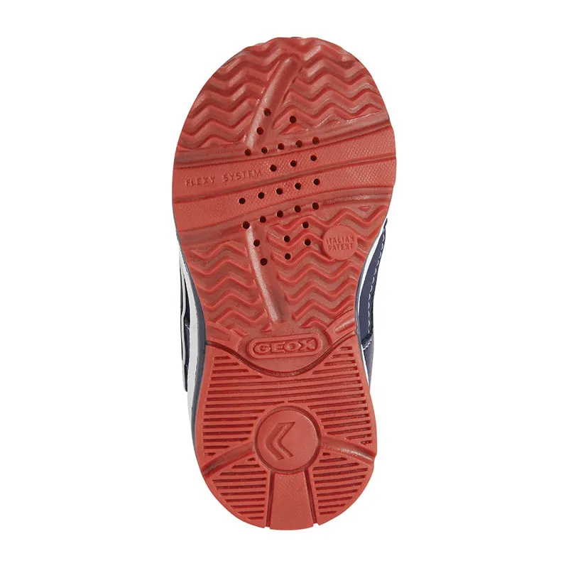 Sneakers lumineuses Todo Requin - Marine/Rouge-5