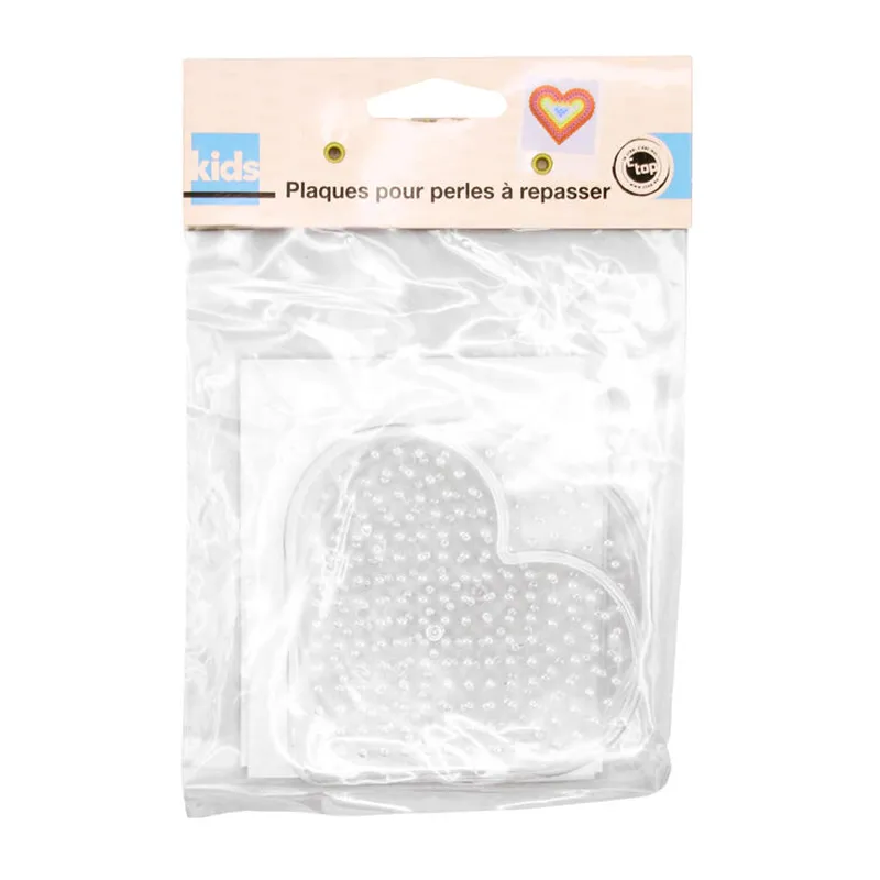 Perles à repasser + Plaques transparentes Carré/Rond/Etoile/Cœur - 1000pcs-2
