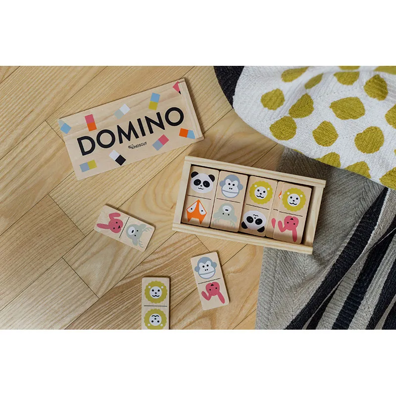Domino en bois Animaux - 36m+-5
