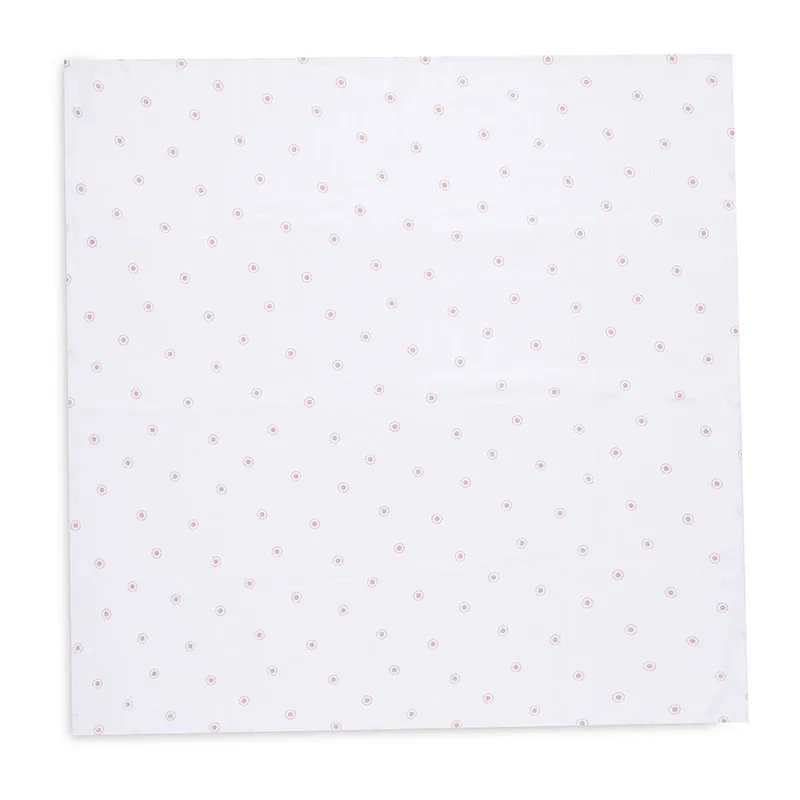 2 Langes Gaze de Coton Paisley & Halo Rosewood - 70x70cm-2