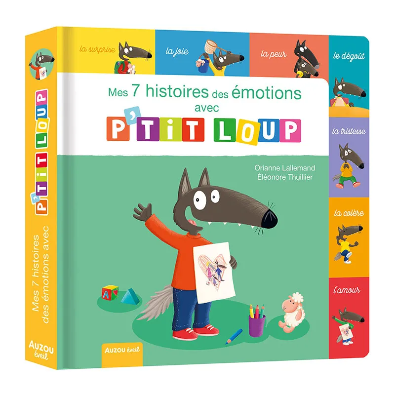 Mes 7 histoires des émotions avec P'tit loup - 12m+-0