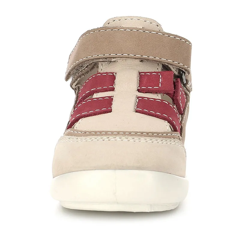 Sandales Klony - Beige/Rouge-2