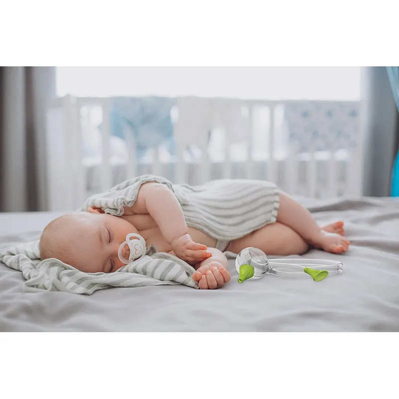 Mouche bébé manuel Nosiboo Eco - Transparent/Vert-4