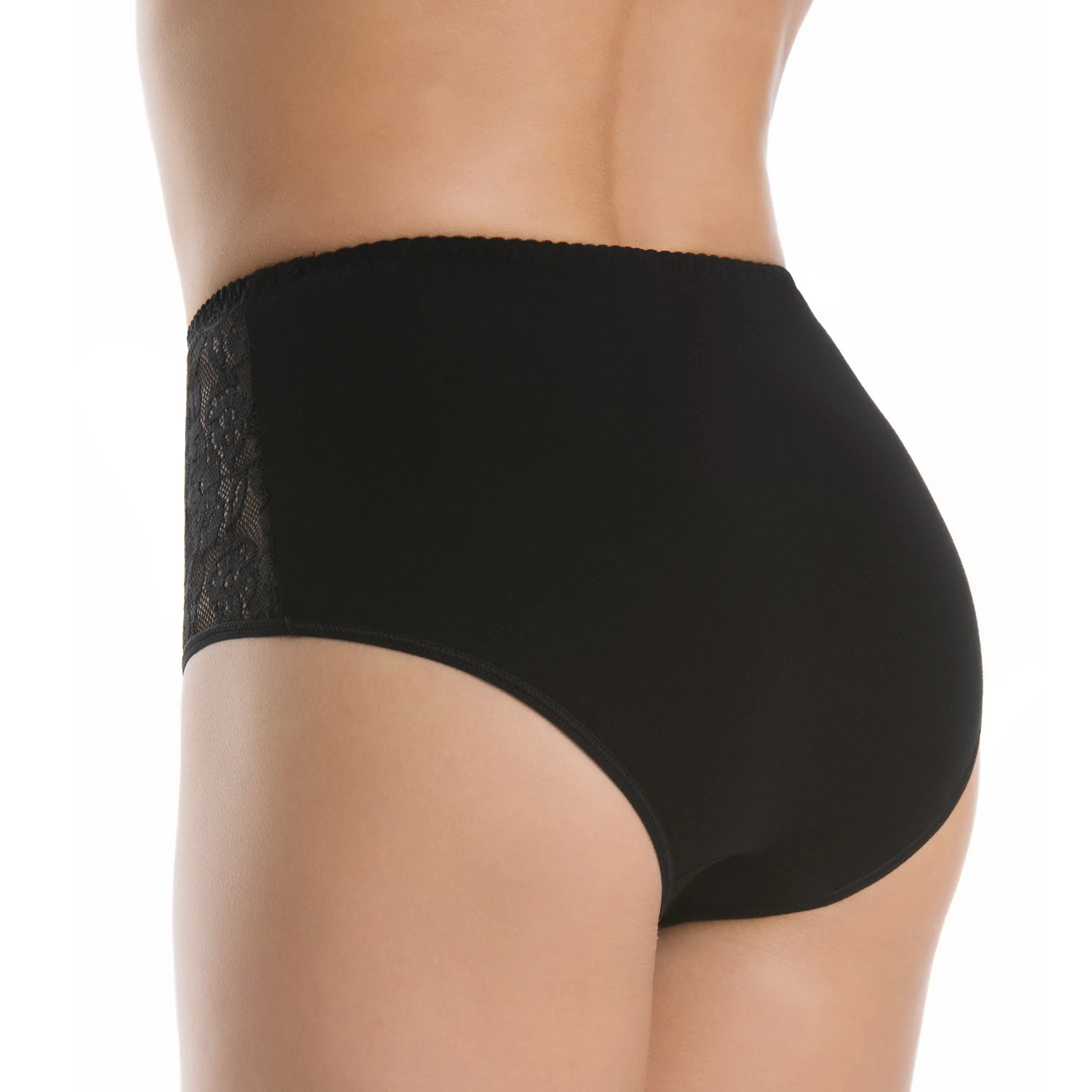 Culotte taille haute Loren - Noir-1