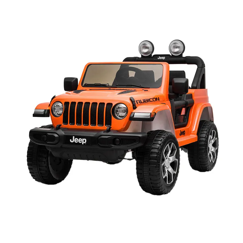 Voiture élec. Jeep Wrangler Rubicon Orange - 36m+ -0