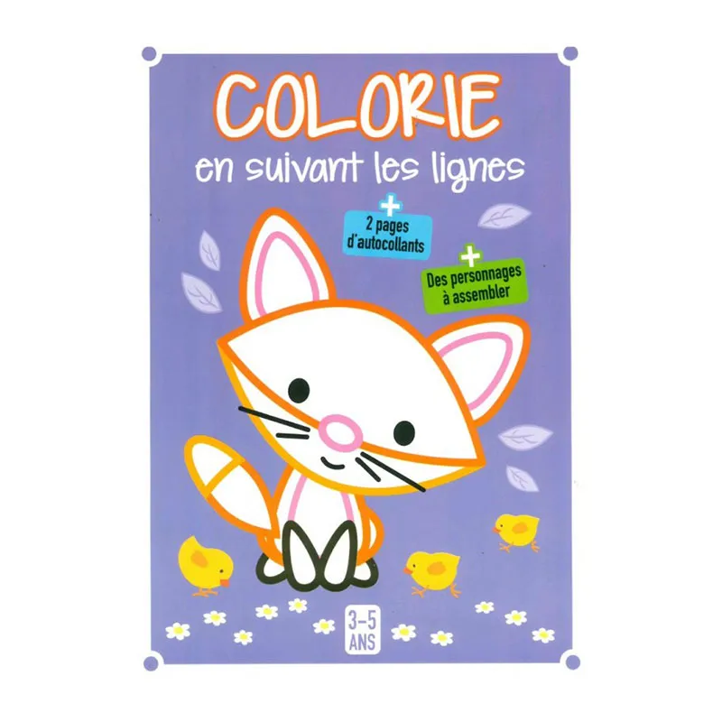 2 Cahiers de coloriage sans dépasser - 3+-1
