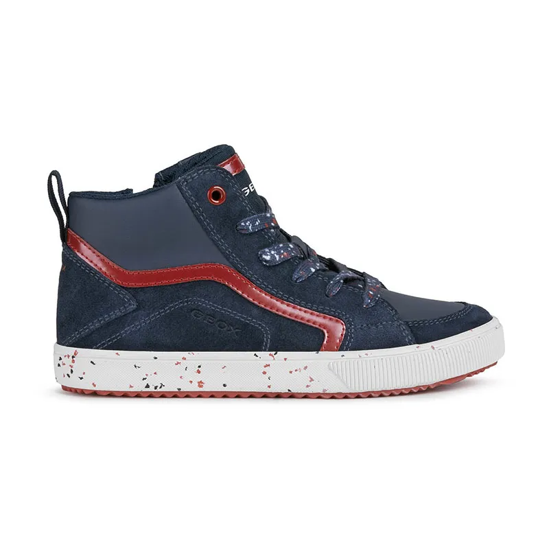 Sneakers hautes Alonisso - Marine/Rouge-1