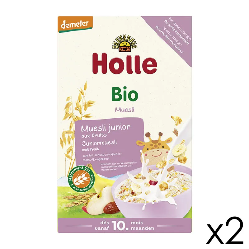 2x250g Muesli Junior BIO - 10m+-0