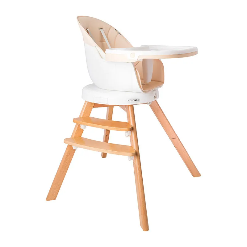 Chaise haute évolutive 3en1 Rotax Beige - 6m+-1