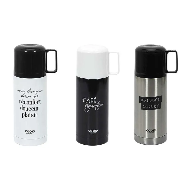 Mug de transport avec verre isotherme Aléat. - 30cl-0