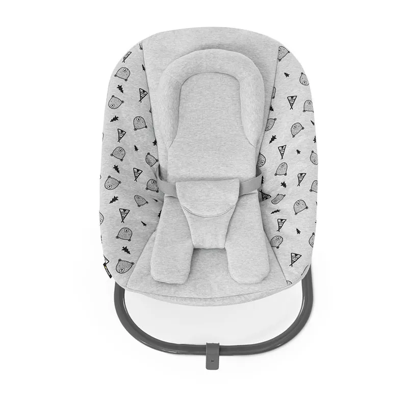 Transat Alpha Bouncer 2en1 Premium Gris - 0m+ - HAUCK-1