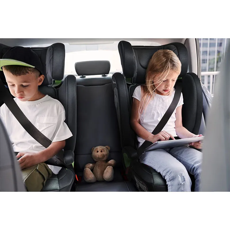 Siège-auto Safechild I-Size/Isofix 100-150cm - Gris-7
