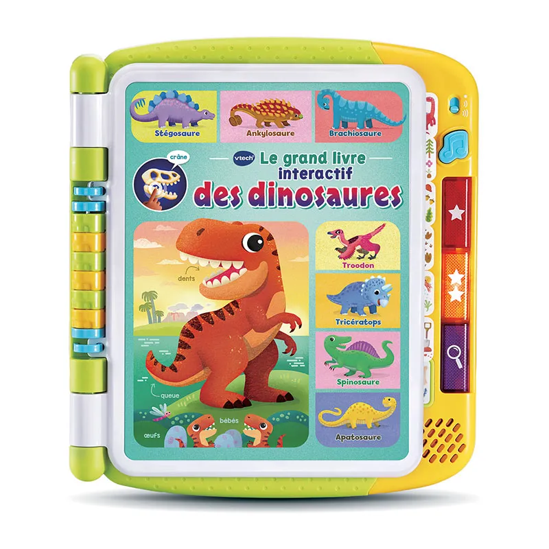 Le grand livre interactif des dinosaures - 36m+-0
