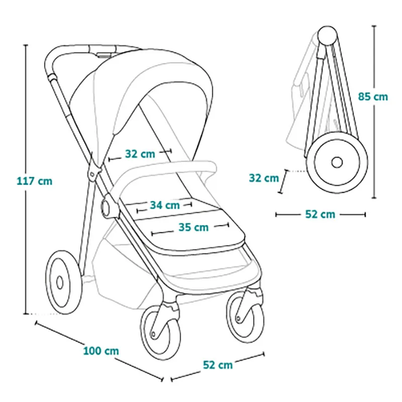 Poussette Canne Emma One Beige Sand - 6m+-6