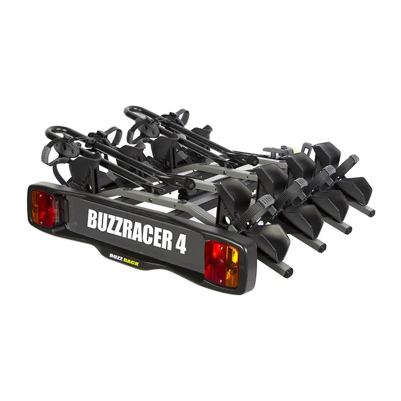 Porte-vélo sur attelage plateforme Buzzracer 4 - 4 vélos-1