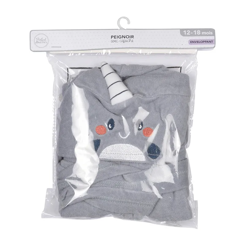 Peignoir Océan Narval - 12-24m-1