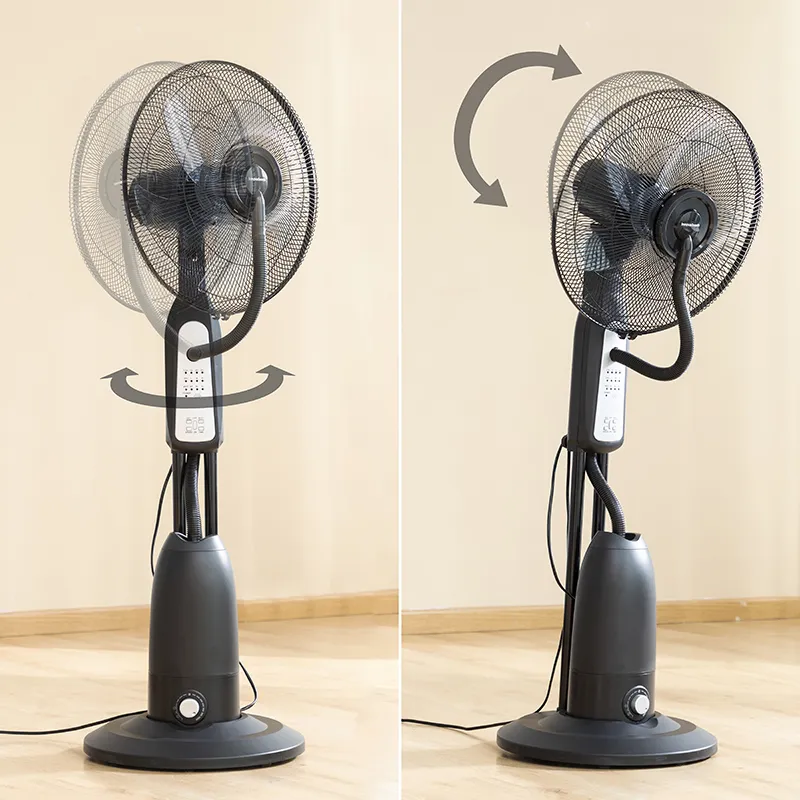 Ventilateur Brumisateur sur Pied + Commande à Distance - 40x123x44,5cm-4