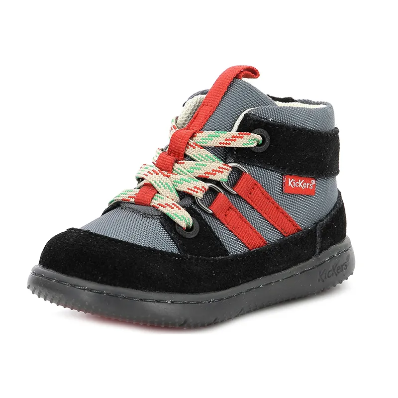 Bottillons Kickbubblo - Noir/Rouge-2