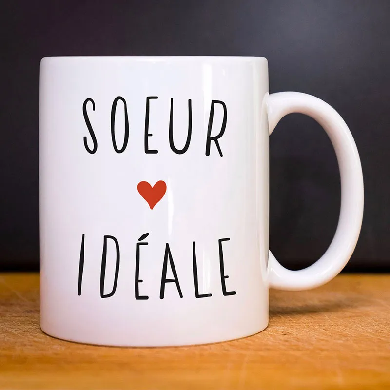 Mug Soeur idéale - Blanc-0