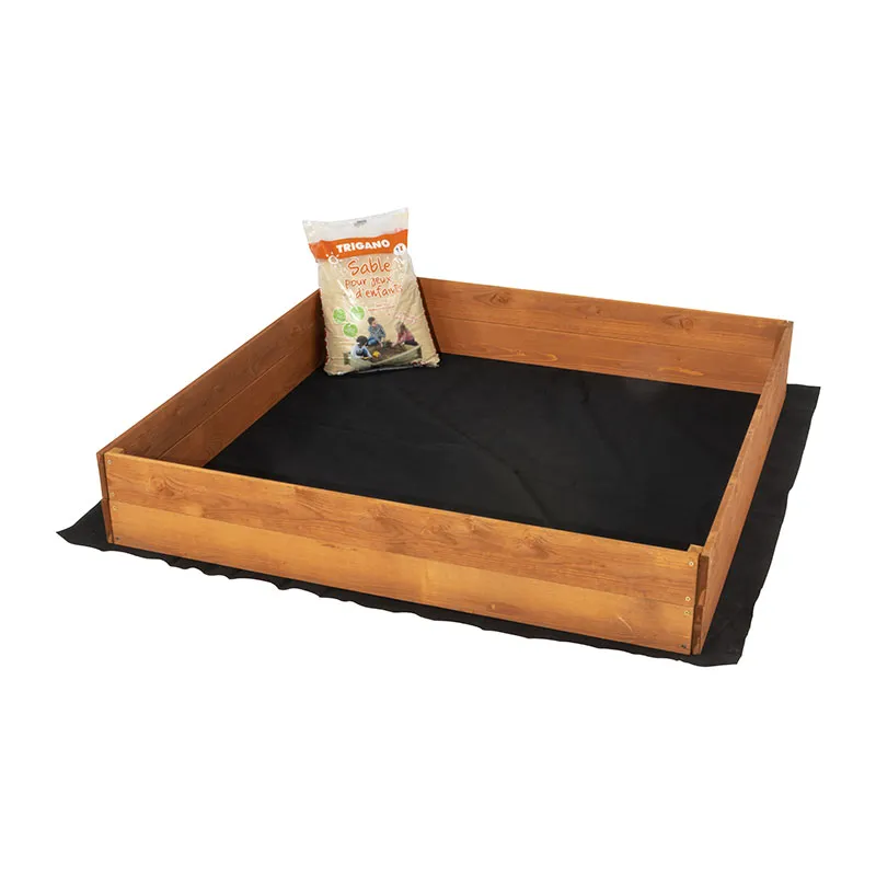 Bac à sable Loeva avec bâche & tapis à peindre - 3+-1